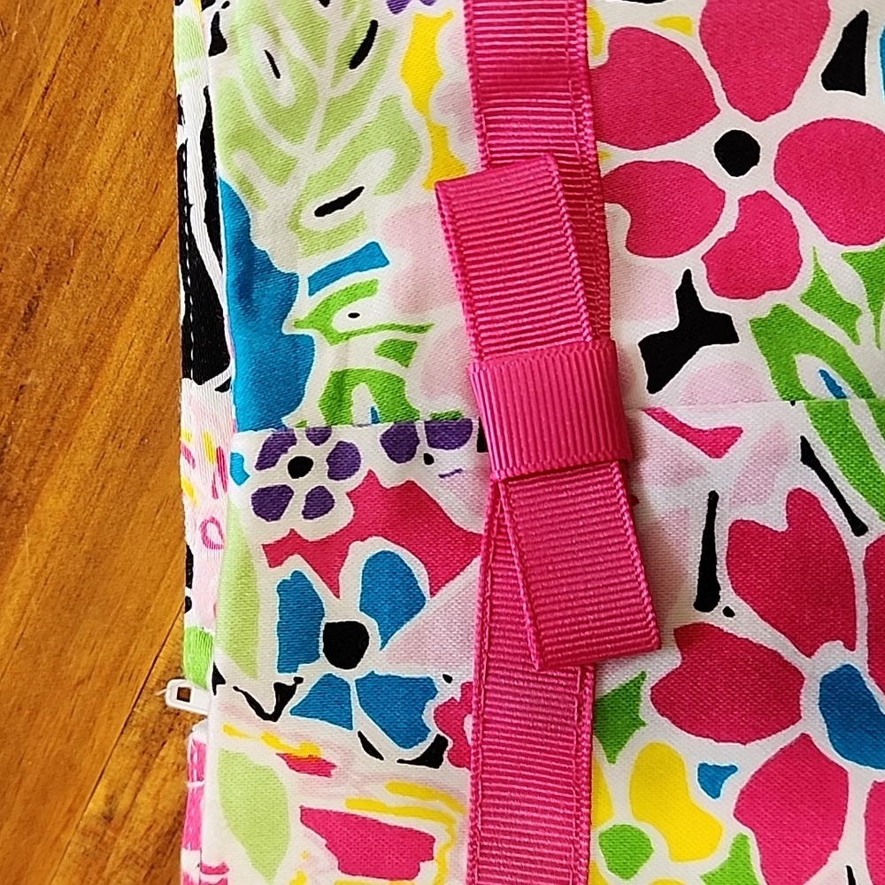 BAMBOO TRADERS SKORT Tropical Floral Bird Print 16 Back Zipper,Slits,Tennis,Golf - Picture 5 of 9